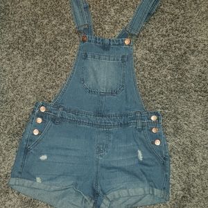 Overall Shorts